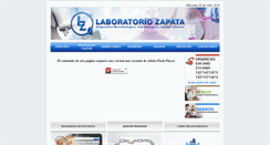 Desktop Screenshot of laboratoriozapata.com
