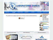 Tablet Screenshot of laboratoriozapata.com